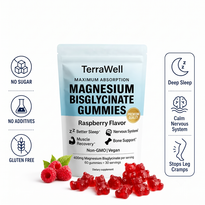 TerraWell Magnesium Bisglycinate Gummies