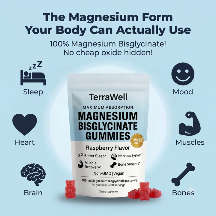 TerraWell Magnesium Bisglycinate Gummies